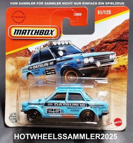 Matchbox 1970 datsun 510 - "1970,
