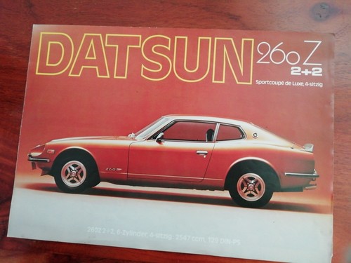 Datsun 260 2 prospekt - datsun,