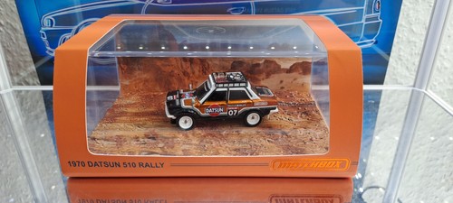 Matchbox 1970 datsun - 510, rally
