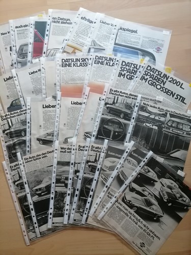 Datsun zeitungsanzeigen 1970 - datsun,