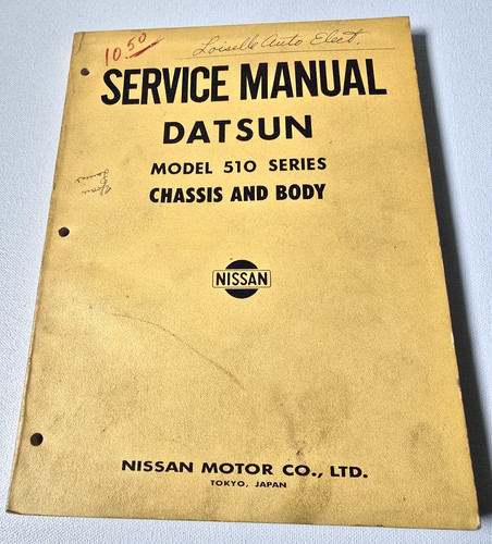 Vintage 1970 datsun service - vintage,